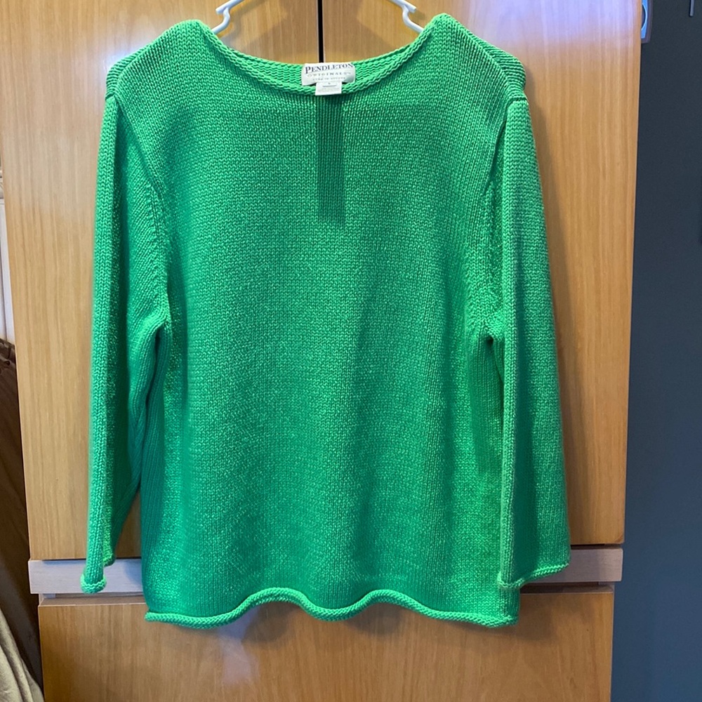 Pendleton 100% Cotton Crew Large - image 2